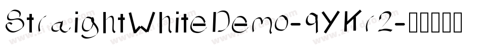 StraightWhiteDemo-9YKr2字体转换