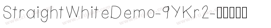 StraightWhiteDemo-9YKr2字体转换