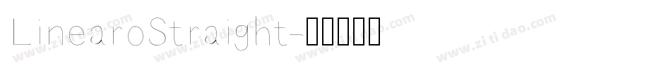 LinearoStraight字体转换