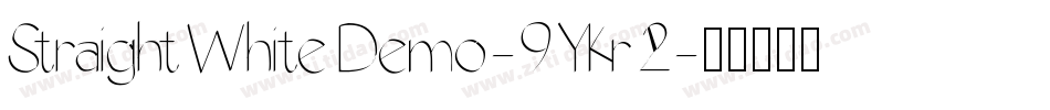 StraightWhiteDemo-9YKr2字体转换