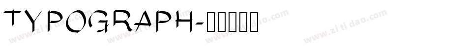 TYPOGRAPH字体转换
