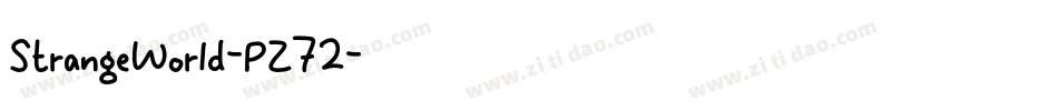 StrangeWorld-PZ72字体转换