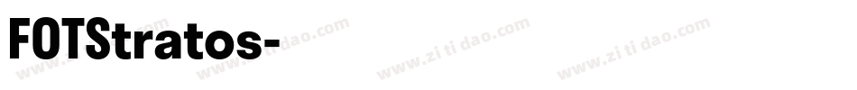 FOTStratos字体转换