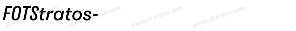 FOTStratos字体转换