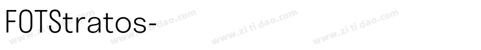 FOTStratos字体转换