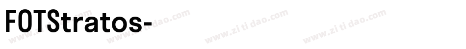 FOTStratos字体转换