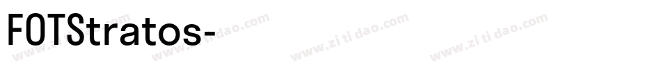 FOTStratos字体转换