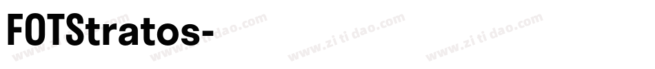 FOTStratos字体转换