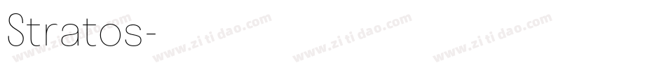 Stratos字体转换