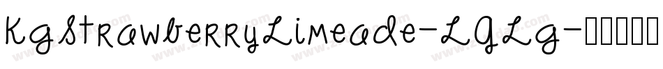 KgStrawberryLimeade-LGLg字体转换