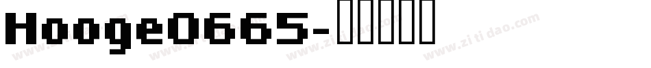 Hooge0665字体转换