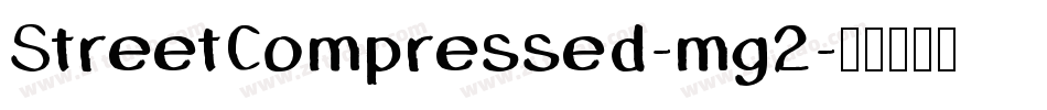 StreetCompressed-mg2字体转换