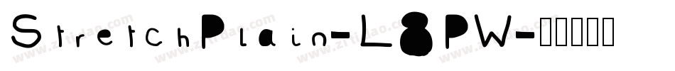 StretchPlain-L8PW字体转换