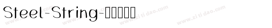 Steel-String字体转换