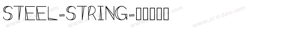 Steel-String字体转换
