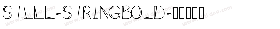Steel-StringBold字体转换