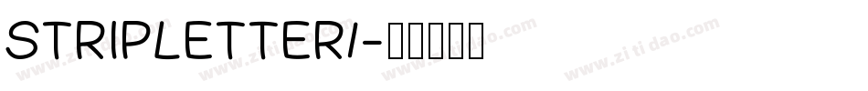 StripLetter1字体转换