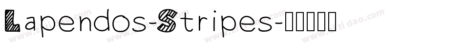 Lapendos-Stripes字体转换