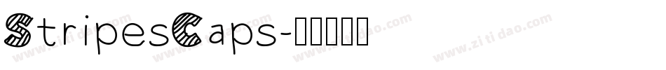 StripesCaps字体转换