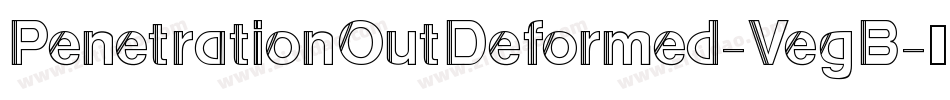 PenetrationOutDeformed-VegB字体转换