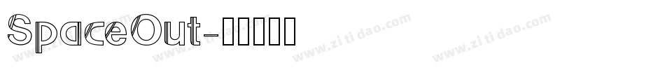 SpaceOut字体转换
