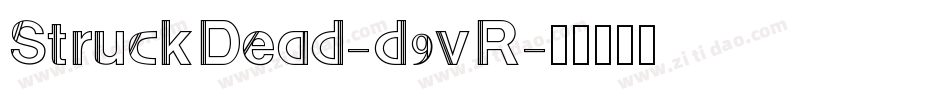 StruckDead-d9vR字体转换