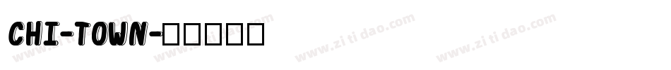 CHI-TOWN字体转换