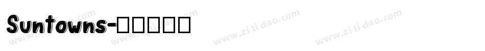 Suntowns字体转换
