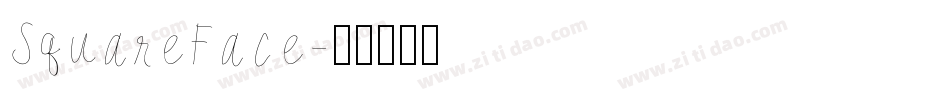 SquareFace字体转换