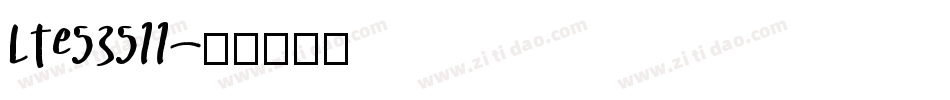 LTe53511字体转换