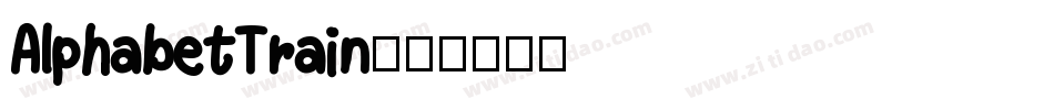 AlphabetTrain字体转换
