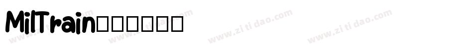 MilTrain字体转换