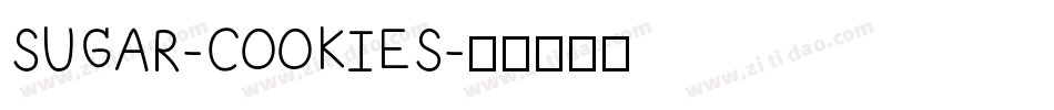 SUGAR-COOKIES字体转换
