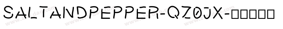 SaltAndPepper-qZ0Jx字体转换