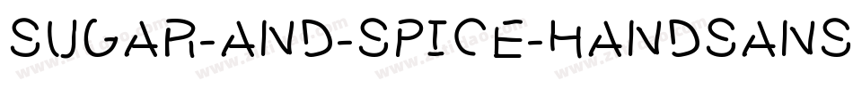 Sugar-and-Spice-HandSans字体转换