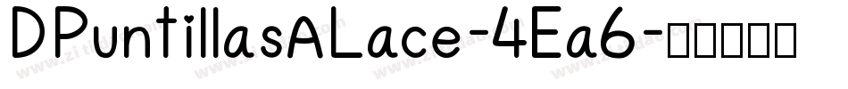 DPuntillasALace-4Ea6字体转换