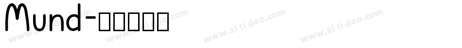 Mund字体转换