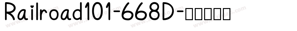 Railroad101-668D字体转换