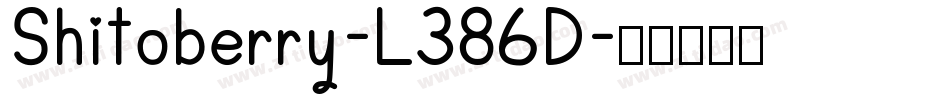 Shitoberry-L386D字体转换