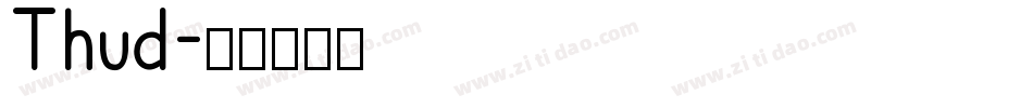 Thud字体转换