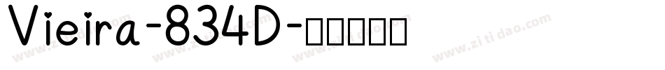 Vieira-834D字体转换