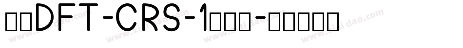 崋康DFT-CRS-1转换器字体转换
