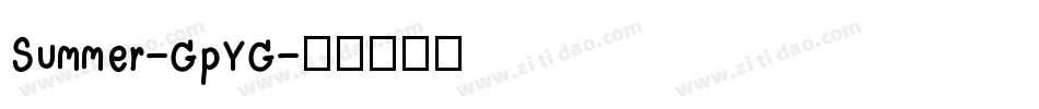 Summer-GpYG字体转换