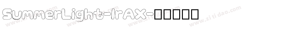SummerLight-lrAX字体转换
