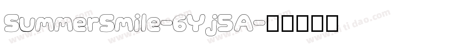 SummerSmile-6Yj5A字体转换