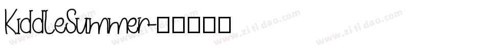 KiddleSummer字体转换