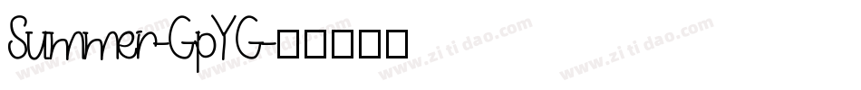 Summer-GpYG字体转换
