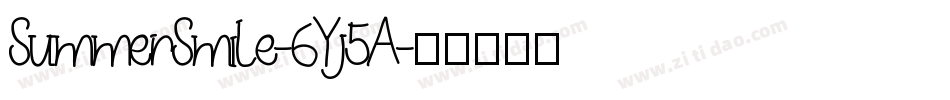 SummerSmile-6Yj5A字体转换