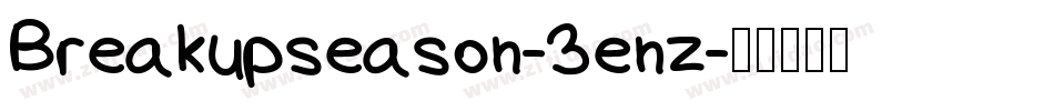 Breakupseason-3enz字体转换