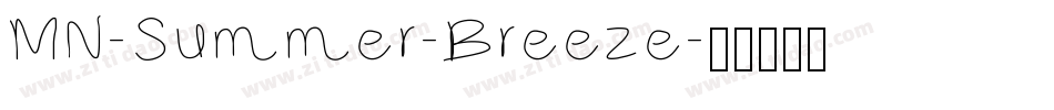 MN-Summer-Breeze字体转换